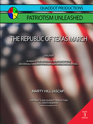 The Republic of Texas March Concert Band sheet music cover Thumbnail